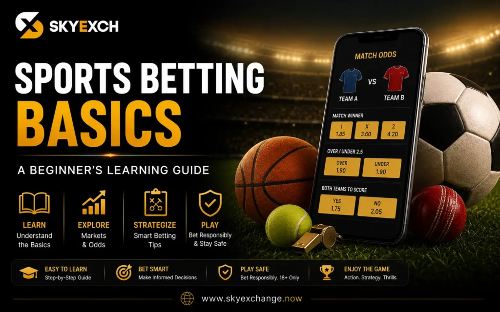 Sports Betting Basics: A Beginner's Learning Guide