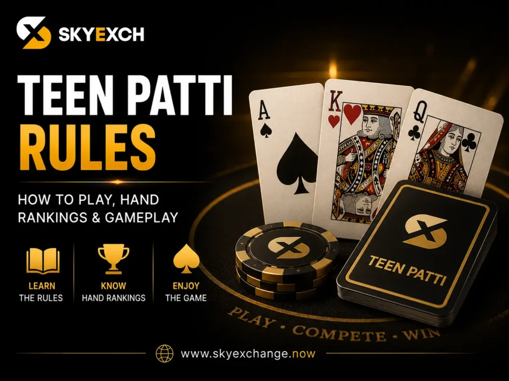 Teen Patti Rules How to Play, Hand Rankings & Gameplay